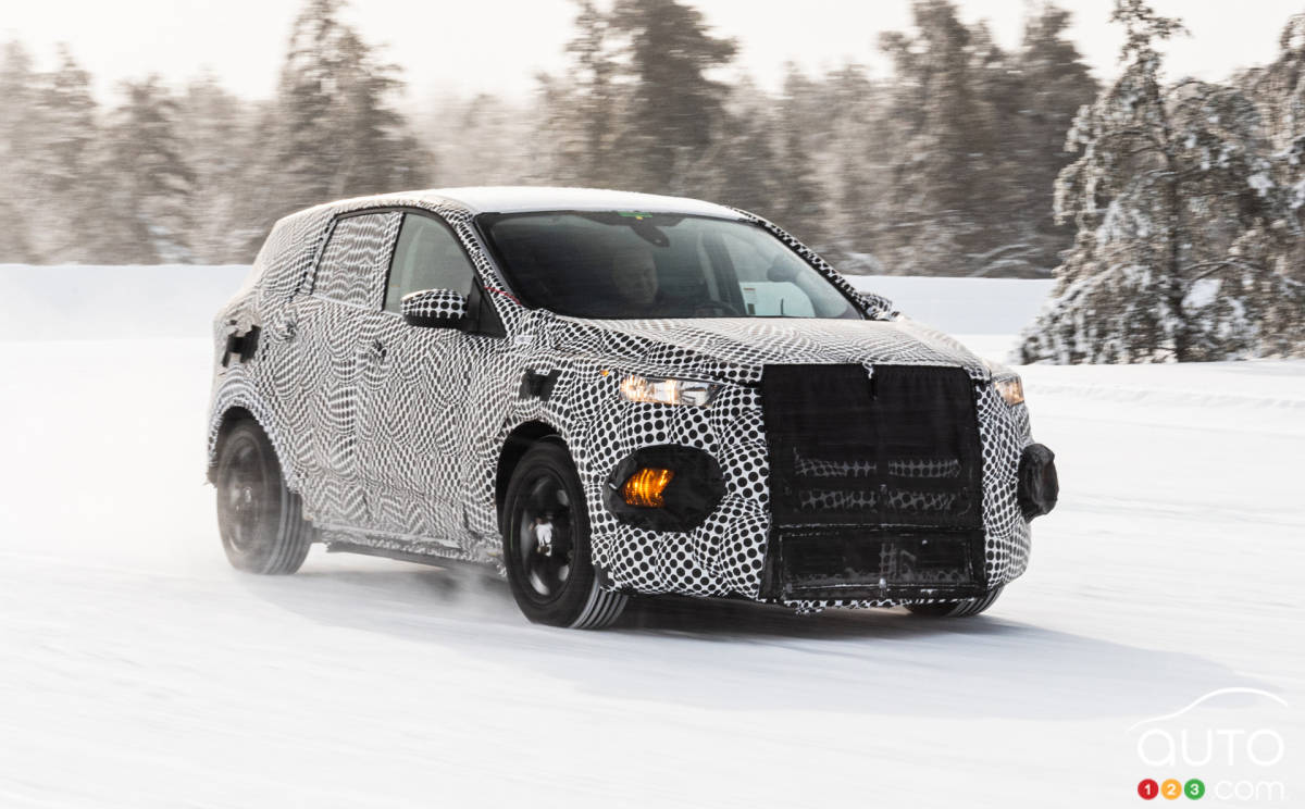Mustang-Inspired Electric SUV: Ford Teases Spy Shots